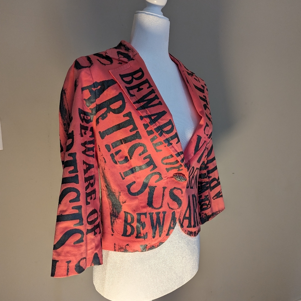 Victor Tung Couture Pink Jacket